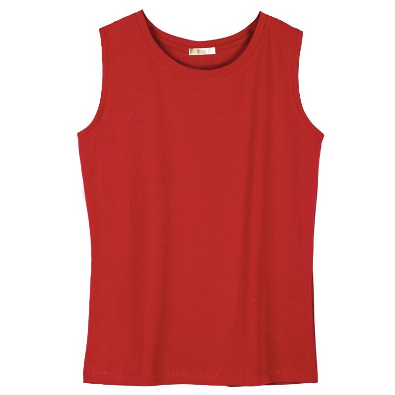 无袖运动t恤女百搭宽松外穿原宿坎肩跨栏背心存棉女士夏季打底衫视频