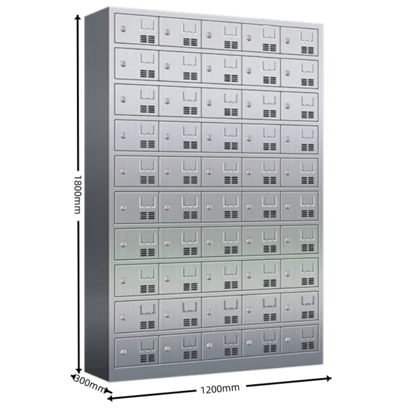 攸形不锈钢碗柜50门120*30*180cm台高清大图