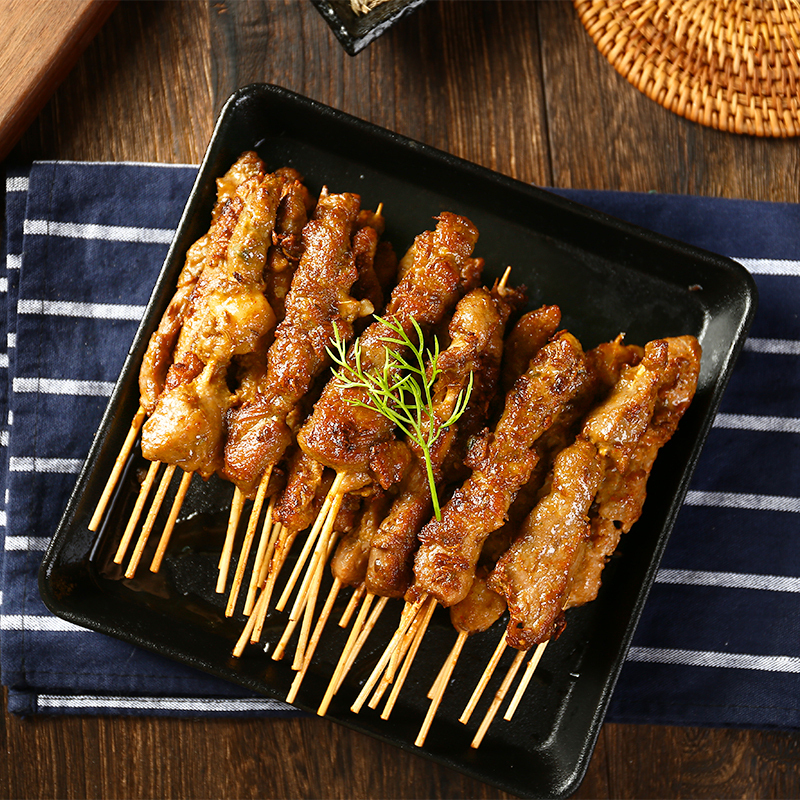 大牧汗 原味羔羊肉串 218g