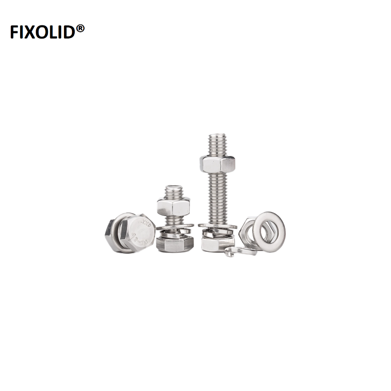 FIXOLID 不锈钢螺栓组件 M12*35mm 套高清大图