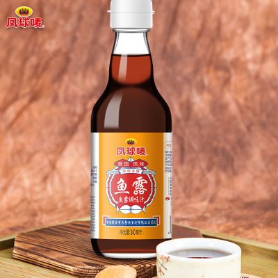 1瓶 凤球唛原汁鱼露340ml*1/5瓶装泰国风味虾油泡菜专用厨房调味品料