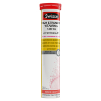 swisse维C草莓味60片vc泡腾片膳食营养补充剂成人 维生素c 澳洲进口 维生素C泡腾片60片