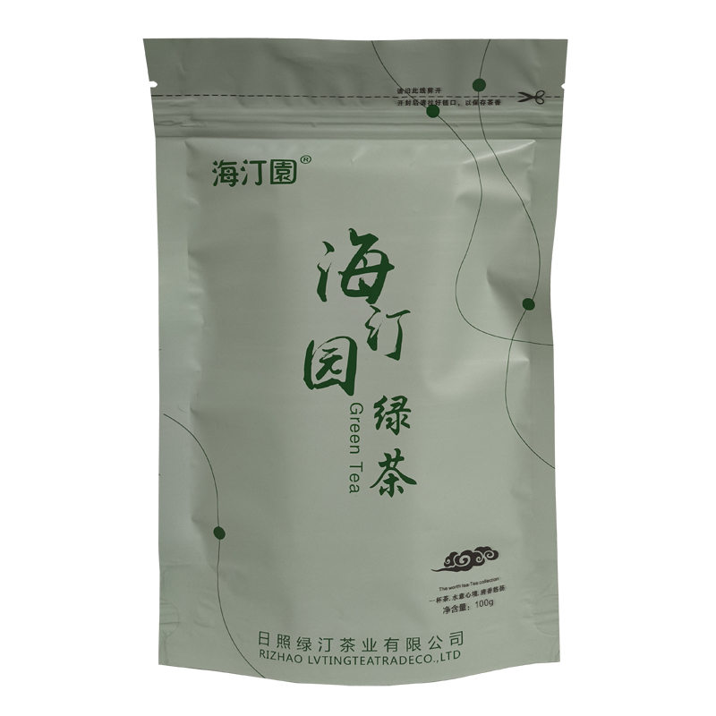 海汀园 绿茶 100g 袋高清大图