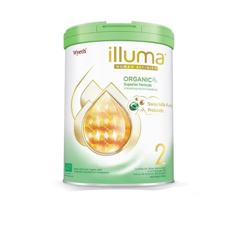 原装进口港版惠氏Wyeth启赋有机illuma organic婴幼儿儿童奶粉 (6-12个月)2段800g高清大图