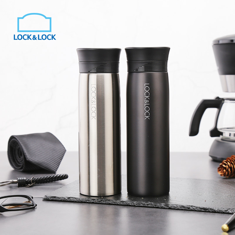 乐扣乐扣(lock&lock)保温杯 LHC4122P 304不锈钢(320ml)紫色高清大图