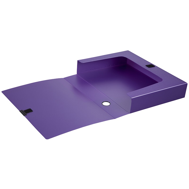 齐心(COMIX)MC-55 A4 美石PP档案盒 55MM(珠紫) 一个价格18个起订高清大图