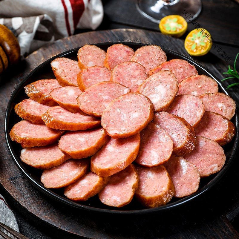 哈尔滨红肠火腿肠1斤正宗蒜香老秋林口味肠