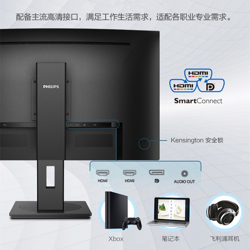 飞利浦(Philips)325S1CAE高清分辨率 144Hz高刷电竞显示器