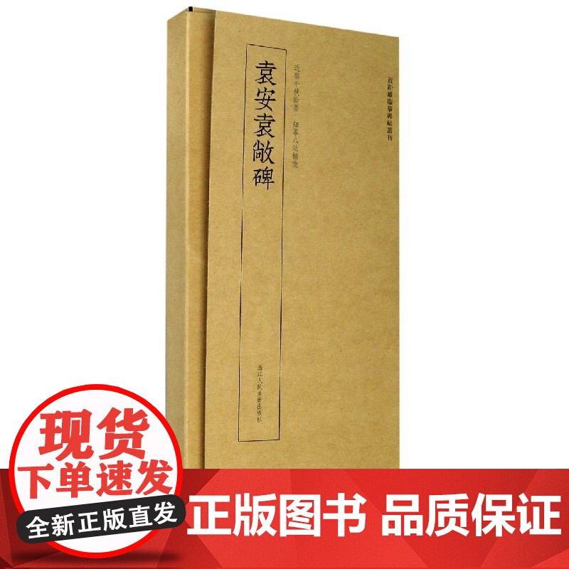 袁安袁敞碑/近距离临摹碑帖丛刊 篆书毛笔书法字帖临摹卡片原碑拓印全文书法临摹练字帖浙江人民美术出版社高清大图
