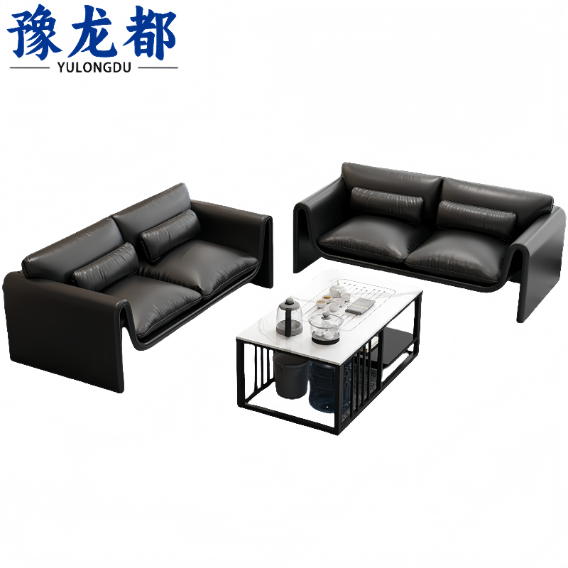 豫龙都沙发组合2+2+茶几套高清大图