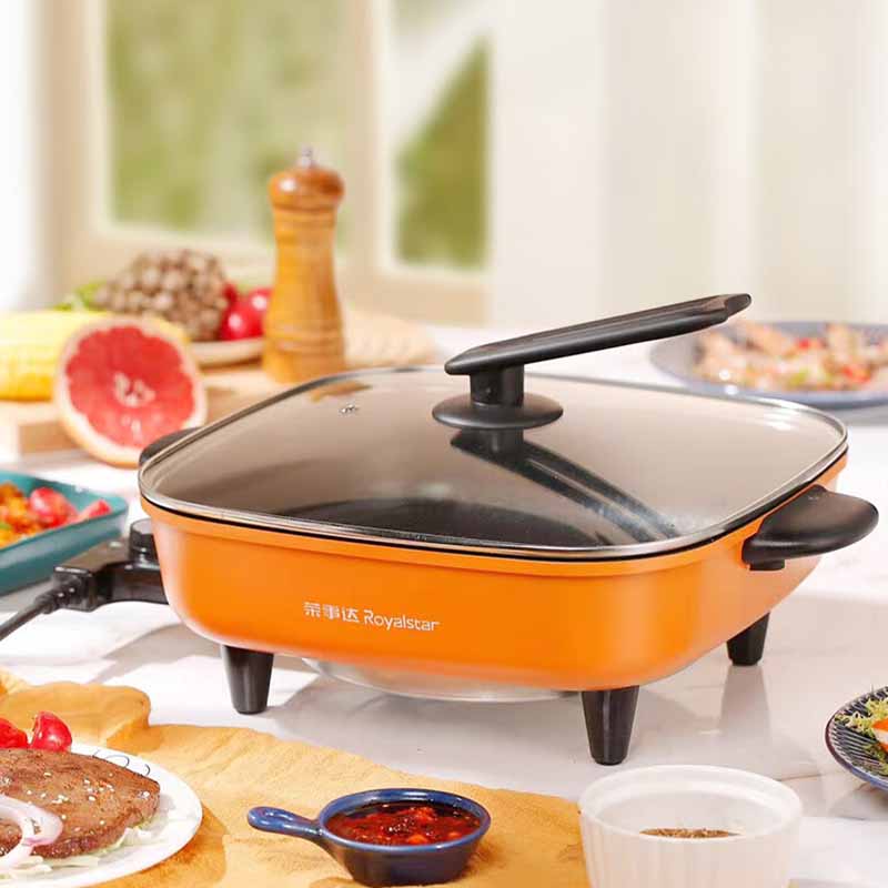 荣事达电火锅5L一锅多用不沾涂层电火锅HG36Q高清大图