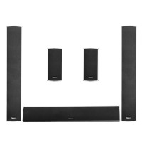 AVANCE S211丹麦皇冠音响家庭休闲系列高密度铝合金5件套发烧音箱