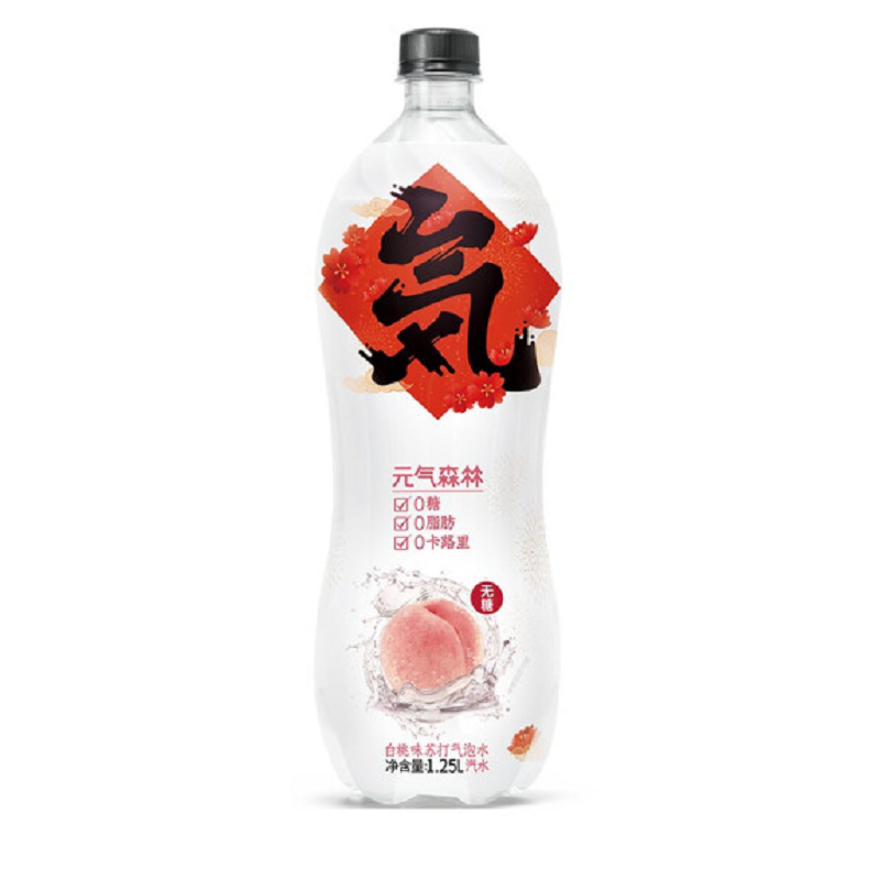 元気森林白桃苏打气泡水 1250ml