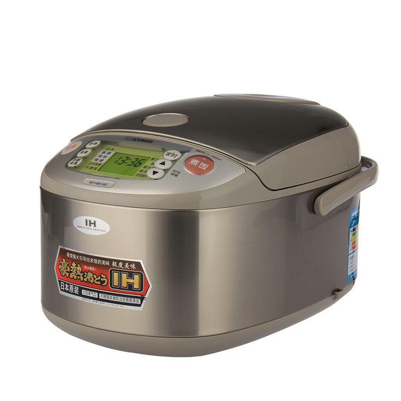 象印(ZO JIRUSHI) NP-HBH18C电饭煲原装进口5L电饭锅IH电磁加热 不锈钢色