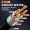 胜为六类室外非屏蔽网线LCO-6305UTPCAT5E23AWG4P无氧铜0.56线芯PE+PVC双护套黑色305米/箱