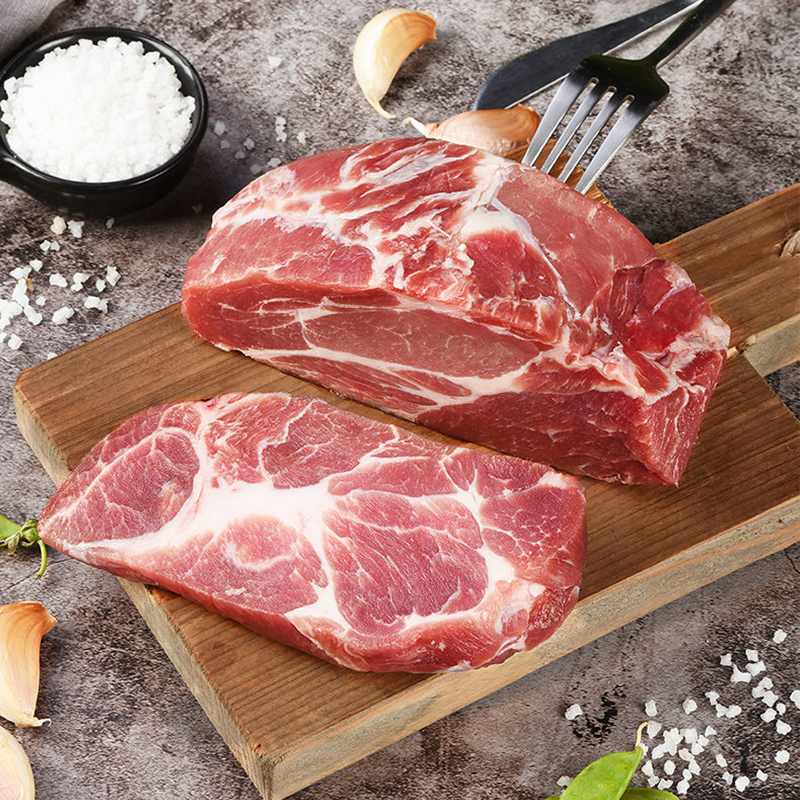 程岭六白黑猪.有机全精肉500g