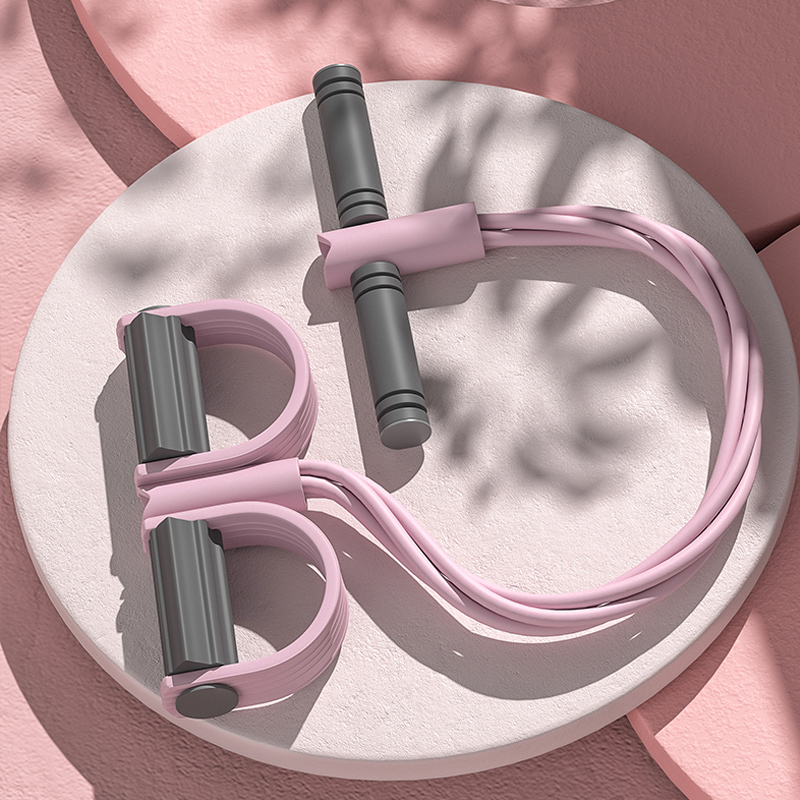 脚蹬拉力器健身器材瘦肚家用女瑜伽普拉提绳仰卧起坐辅助