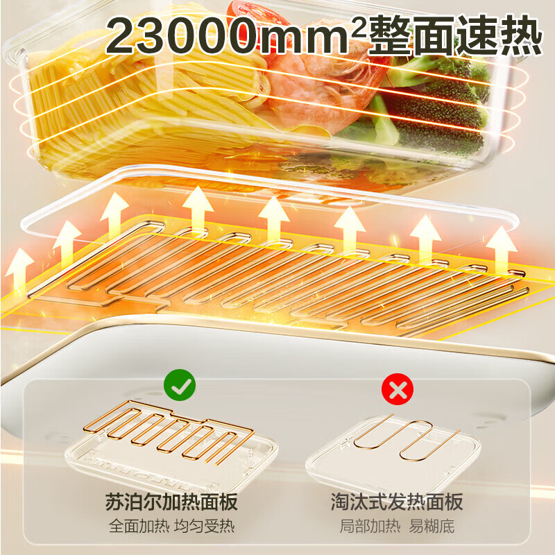 苏泊尔(SUPOR)暖菜板 家用热饭菜板保温板 恒温加热杯垫 暖茶热牛奶神器一人食多功能暖杯垫BF2015A810D高清大图