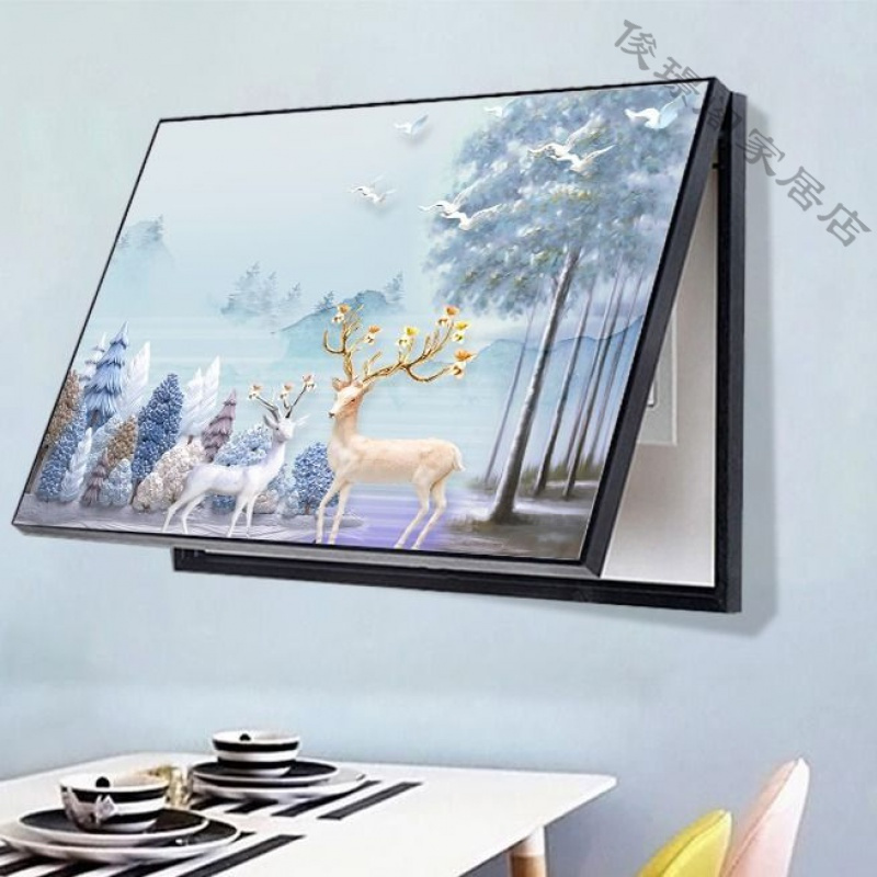 【苏宁好货】电表箱装饰画免打孔挂画总开关电箱相片架
