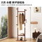 实木挂衣架落地卧室家用衣帽架中式房间小型不占空间挂衣服的架子