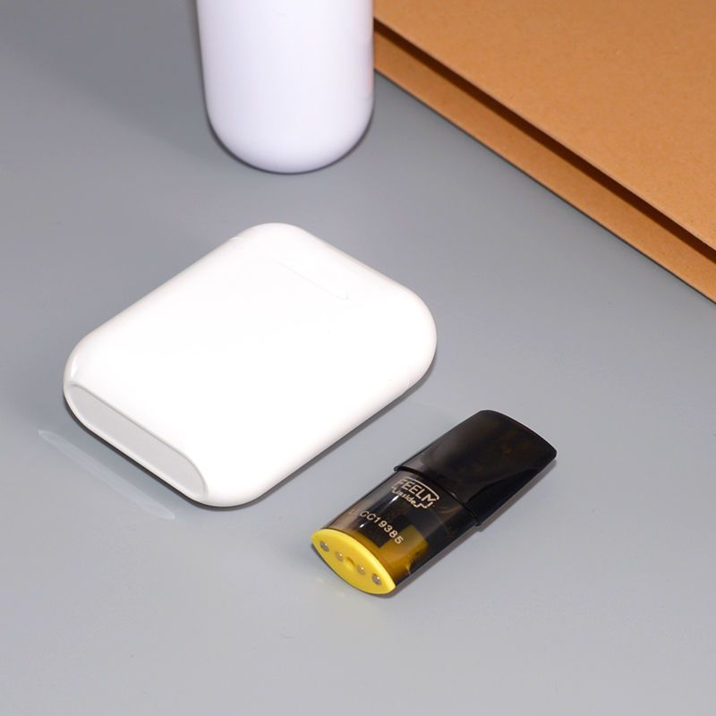 烟嘴收纳盒电子器式烟保护壳烟套悦克1代4代无限收纳盒丫ooz柚子白色
