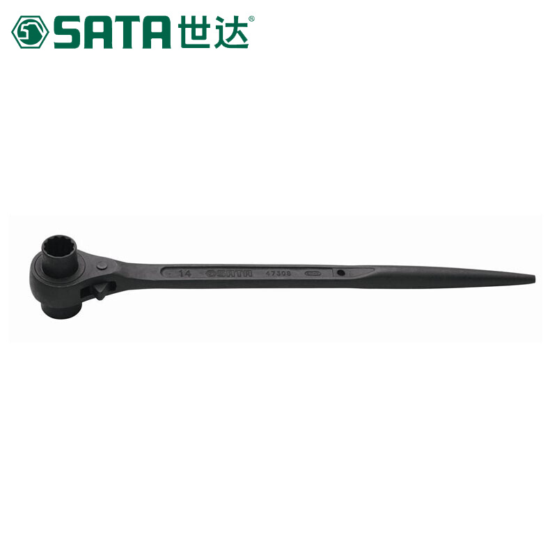 世达(SATA)双口尖尾棘轮扳手 套筒扳手 17x19mm 47309 1个