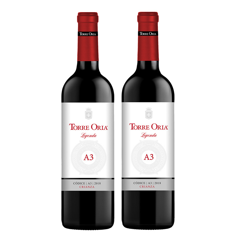 奥兰Torre Oria 西班牙进口红酒 传奇佳酿 干红葡萄酒A3 750ML*2瓶