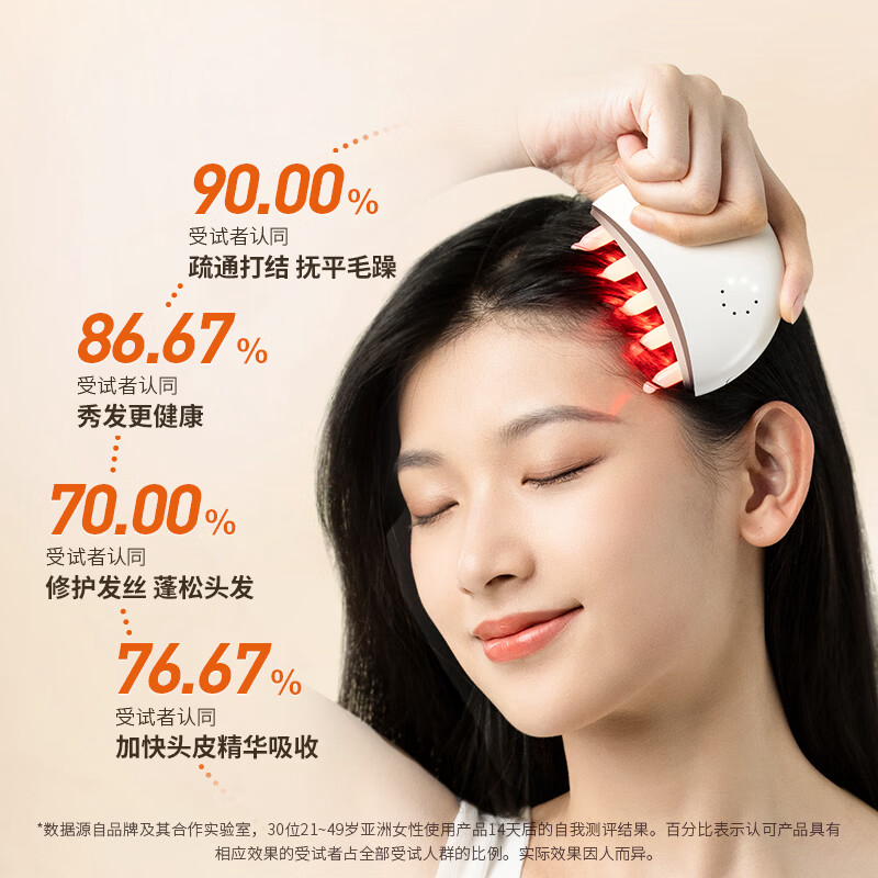 科爱元素玉石小月梳CI171A 小月梳