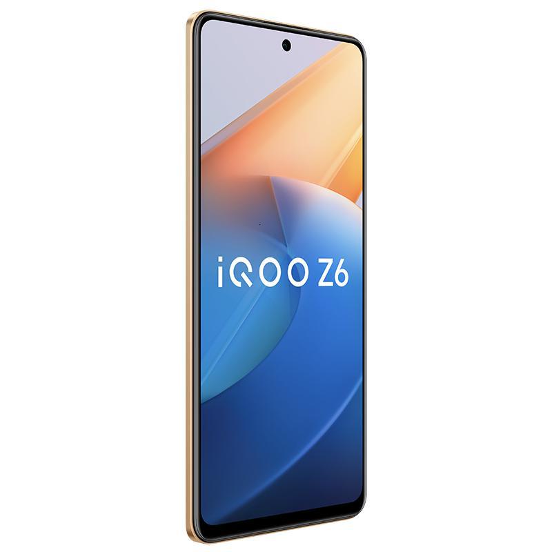 iQOO Z6 5G 12+256G 金橙 双电芯80W闪充 高通骁龙778G Plus 6400万像素OIS光学防抖 六重冰封液冷散热系统 120Hz原色护眼屏 全网通手机