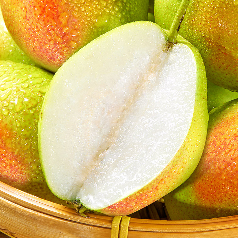 [西沛生鲜]顺丰/jd快递 新疆库尔勒香梨 净重10斤 中果 单果80-100g