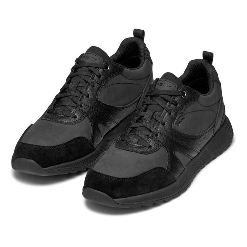 Geox男款透气排汗跑鞋舒适减震运动鞋户外休闲训练鞋高清大图