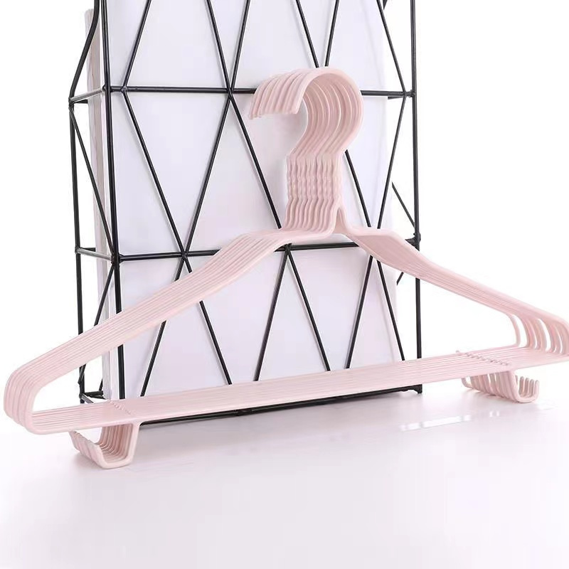 溢美佳加粗衣架成人防滑晾衣架子成人儿童浸胶凹槽衣服架家用宿舍衣撑