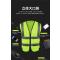 反光背心工地施工马甲背心交通透气环卫园林黄衣服--翡翠绿XL码;自选尺寸