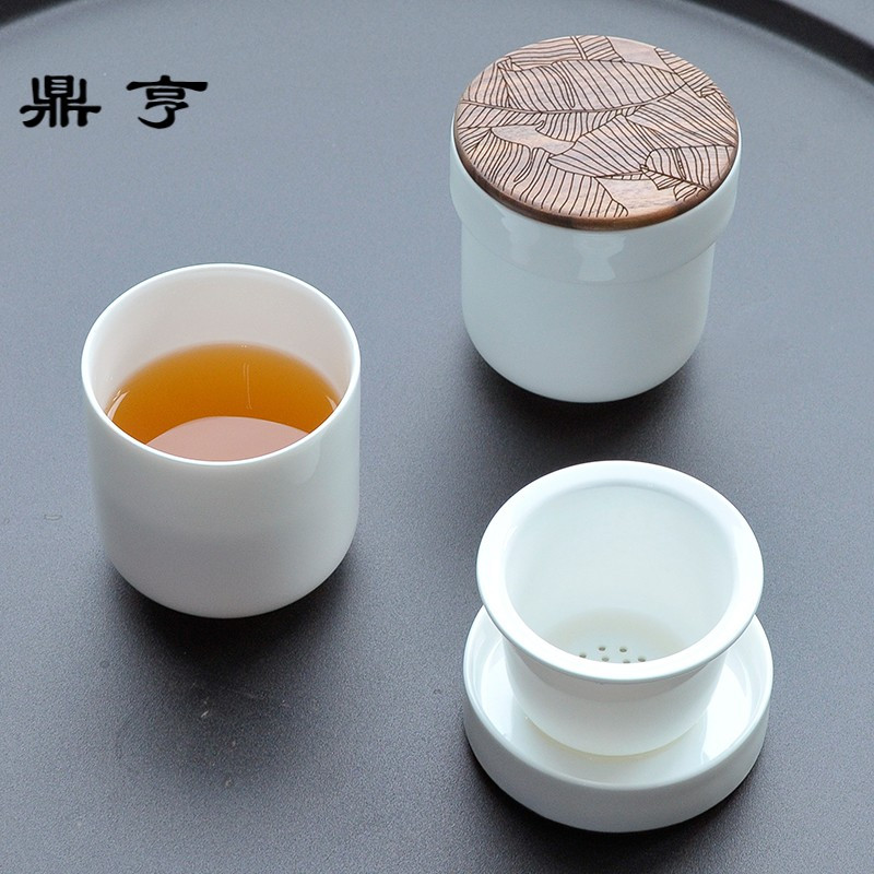 鼎亨 创意复古陶瓷杯子马克杯办公室水杯情侣咖啡杯牛奶茶杯