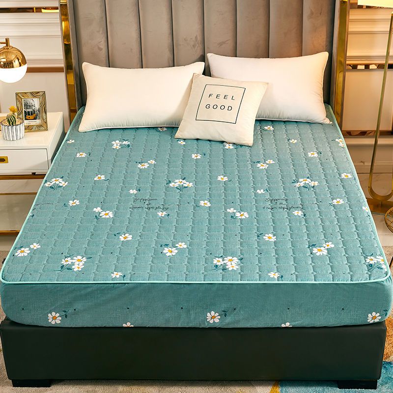 sleepybear夹棉防水床笠单件加厚床罩床垫套席梦思保护套床垫套子床单