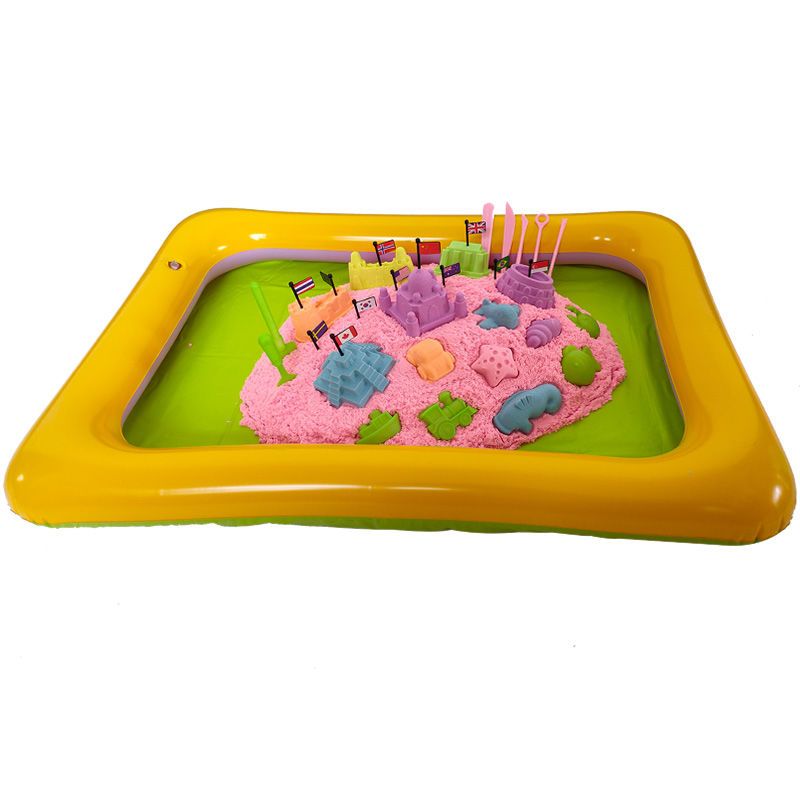 10斤儿童太空玩具沙套装魔力彩色沙子粘土安全无毒橡皮泥女孩散沙紫色