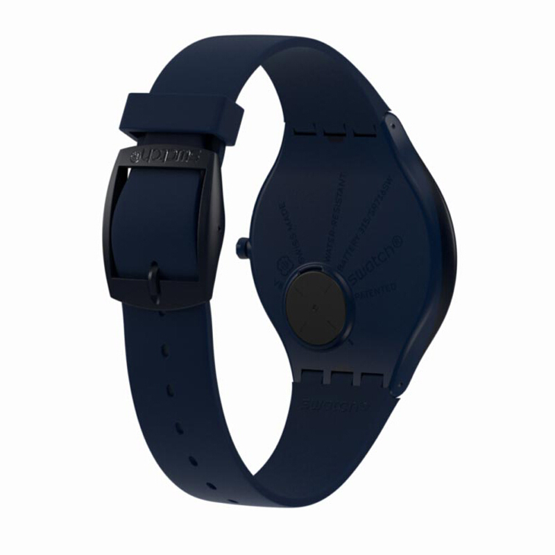 斯沃琪(Swatch)瑞士手表 Skin超薄系列火花 休闲男女石英男女表SVUN100