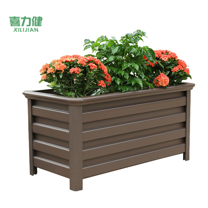 喜力健 户外铝合金花箱 120CM*50CM*50CM 个高清大图