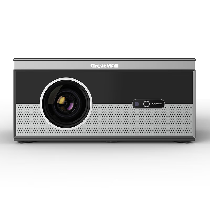 长城F6800投影仪1080P高分辨率LCD家用投影仪自动梯形校正自动入幕自动避障手机电脑可投屏