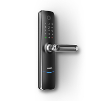 飞利浦(PHILIPS)171(香槟金)7000系列执手式智能门锁指纹锁防盗门锁家用智能锁电子锁 可挂天地钩