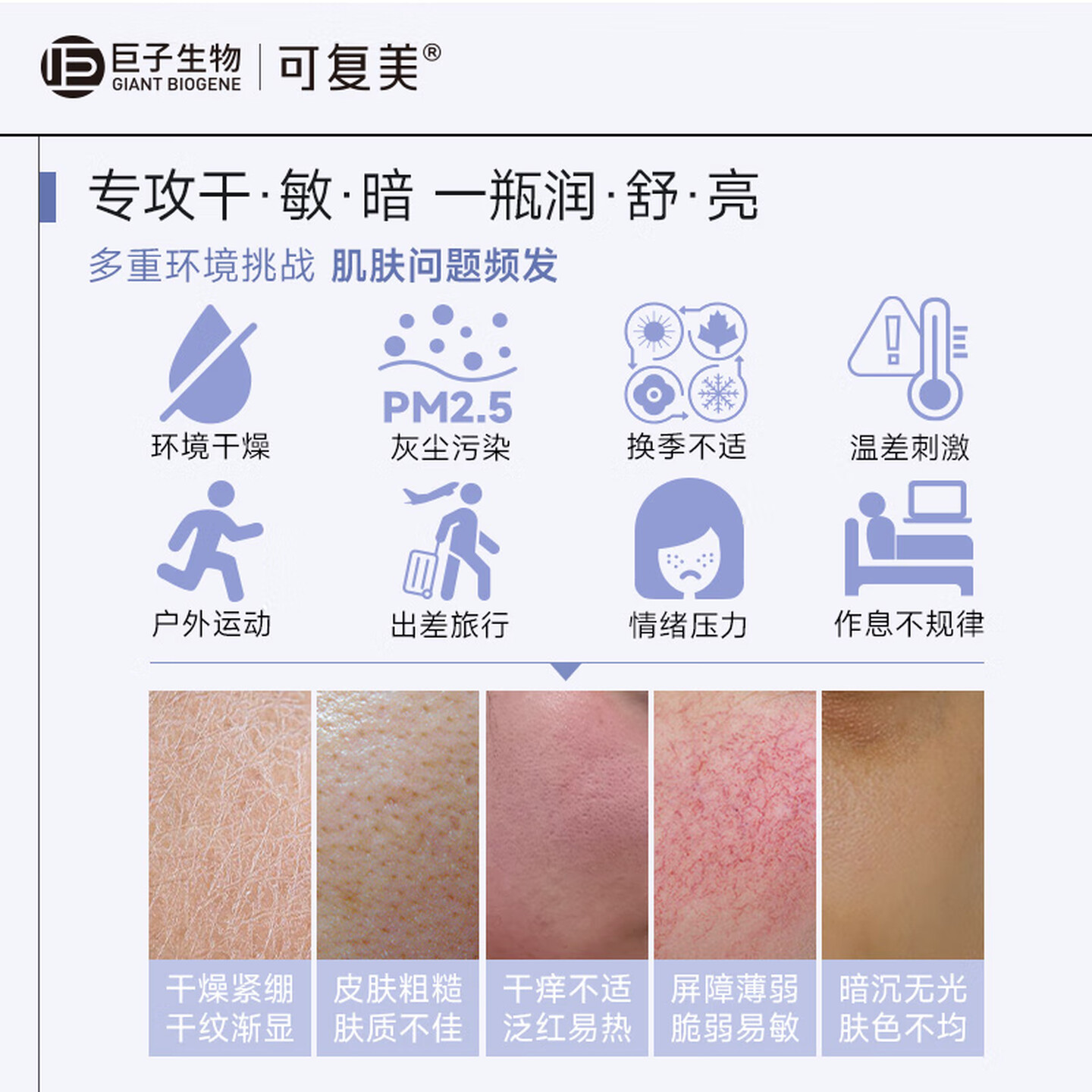 可复美焕能舒润柔肤水500ml/瓶(新包装)高清大图