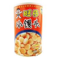 旺旺 旺仔小馒头 经典原味 210g 罐装 儿童营养点心 休闲膨化零食品 办公室零嘴