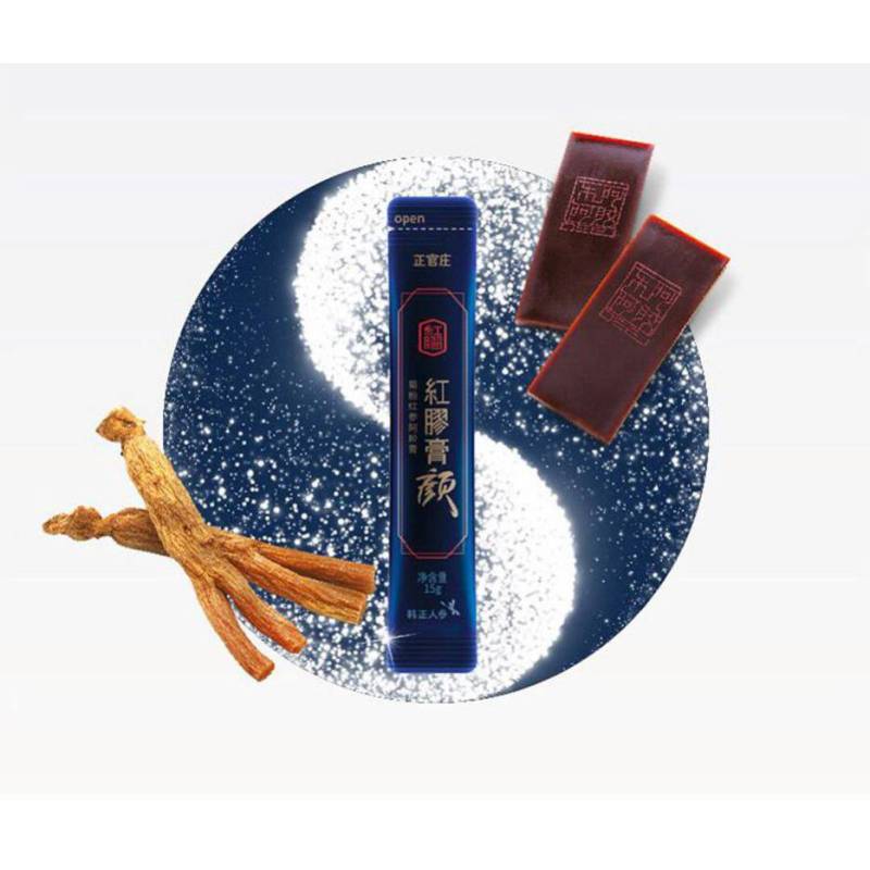 正官庄 携手东阿阿胶红胶膏颜 菊粉红参东阿阿胶膏 450g(15g*30包)