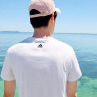 Adidas阿迪达斯短袖男装2018夏季新款运动服休闲透气短袖舒适百搭针织圆领T恤 圆领透气黑色DT2588
