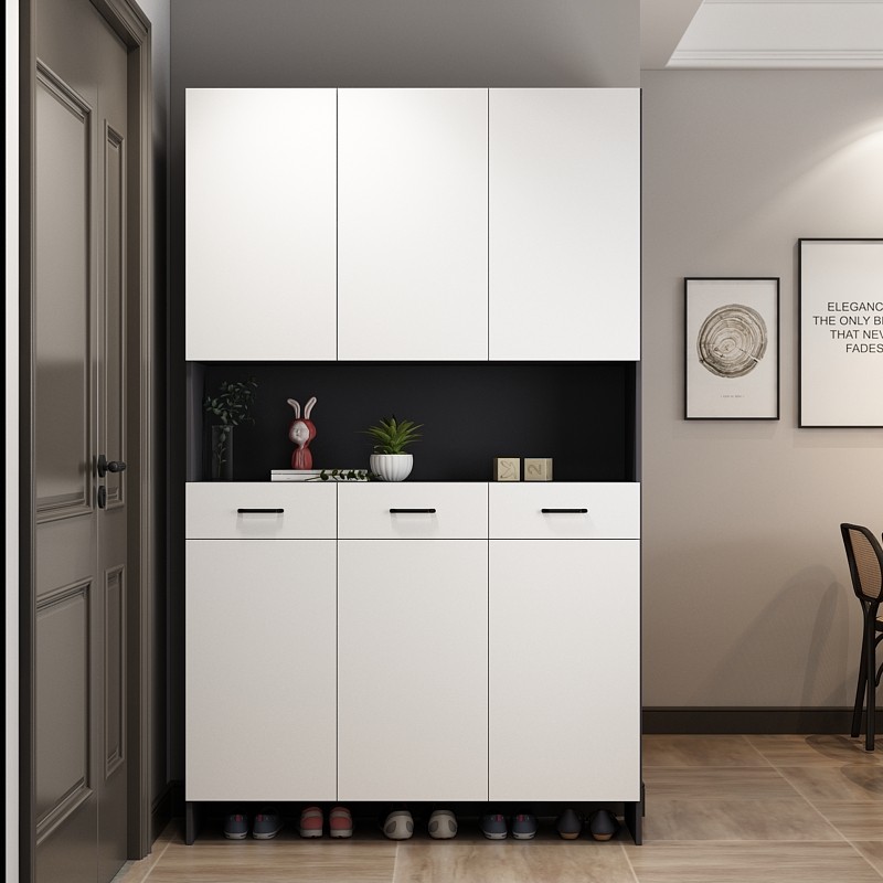 入户玄关柜进口鞋柜闪电客衣帽柜一体家用简约大容量多组合厅柜 1.