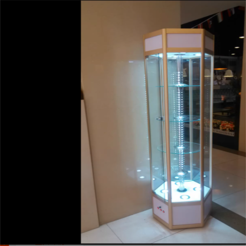 共禾京品旋转贵金属展示柜高清大图