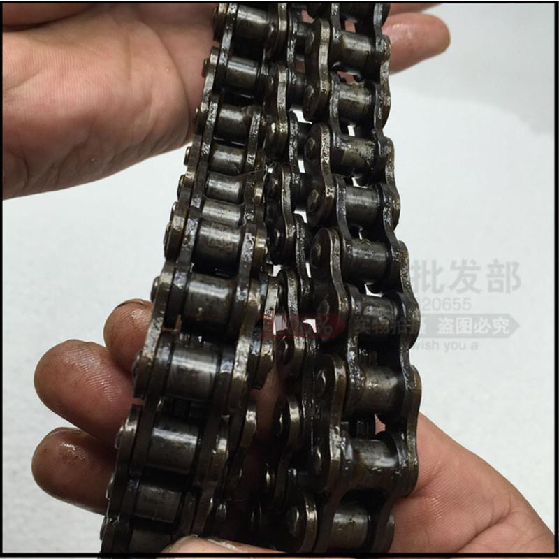 420-102节《嘉陵70车用》 摩托车链条420 428H 520 530 630型112 118 加长工业节加厚链条
