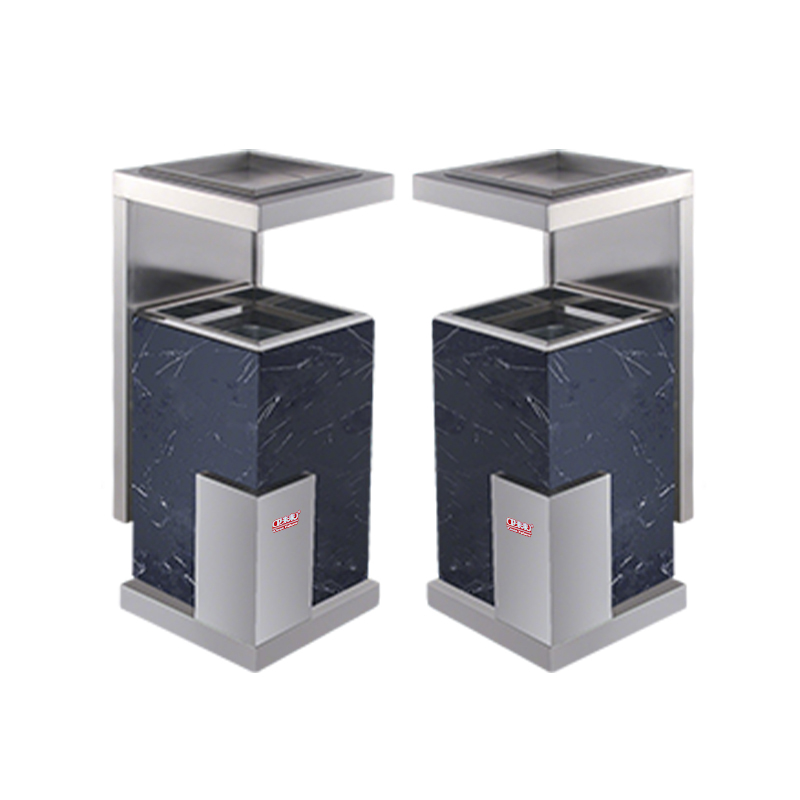 卫未来 立式烟灰桶 豪华银黑石 个高清大图