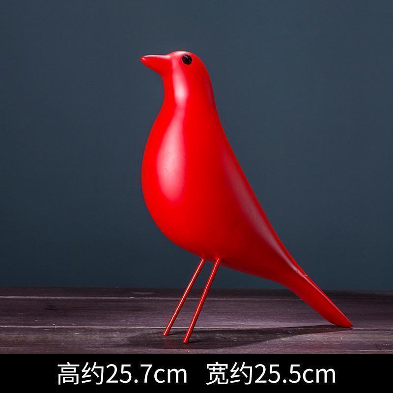 北欧摆件现代家居办公室装饰品小鸟摆设软装树脂创意工艺品_892