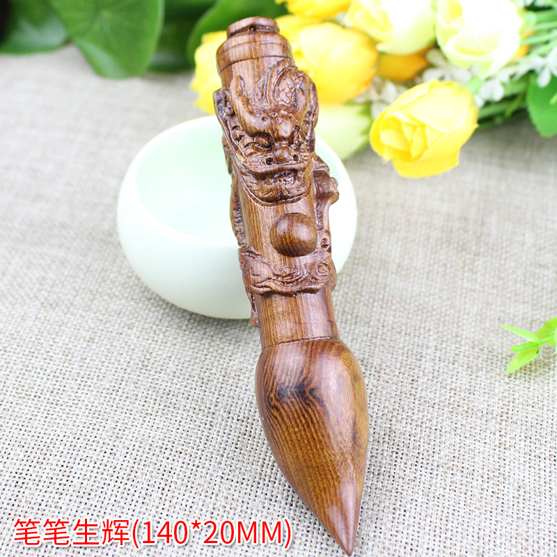 厂家直销老挝花梨木手把件实木旅游工艺品酸枝木把玩件貔貅葫芦象 笔笔生辉
